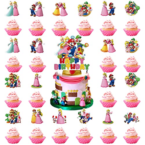 Princess Peach Cake Decorations
