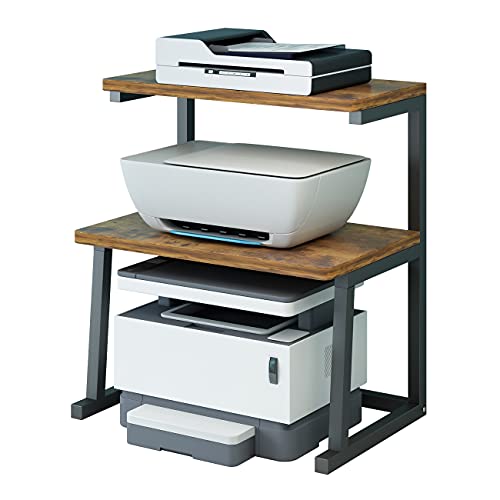 Printer Stand with Storage for Home Office Kitchen