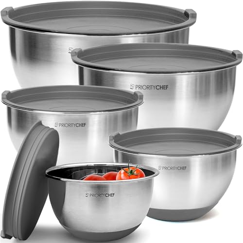 Priority Chef Mixing Bowls with Airtight Lids