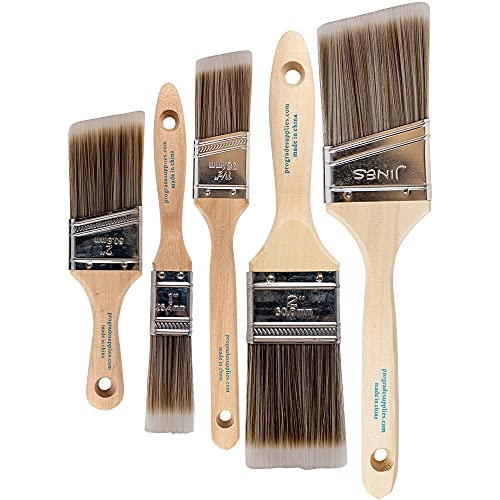 Pro Grade - 5 Ea - Paint Brush Set