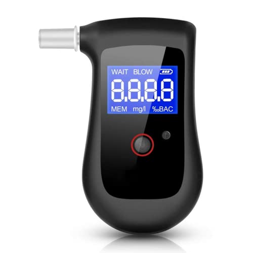 Professional-Grade Breathalyzer with Memory and Warning Function