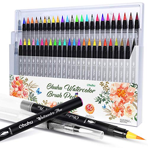 Professional Watercolor Brush Markers Pen Set
