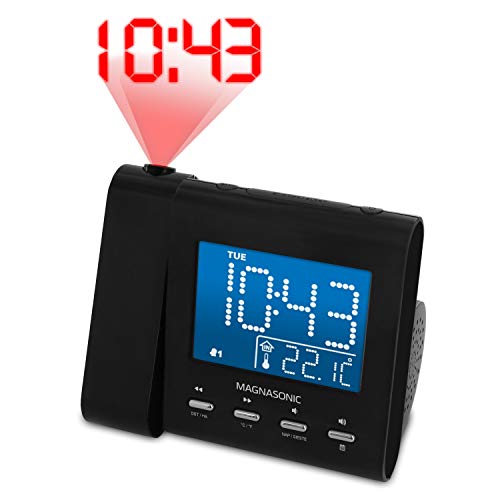 Projection Alarm Clock with AM/FM Radio
