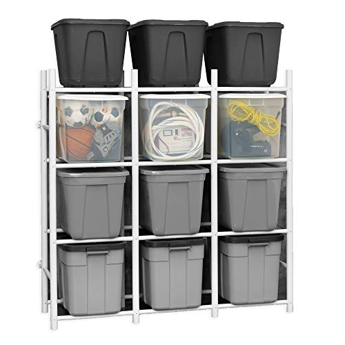 HORUSDY Storage Bins Parts Rack 30PC Garage Plastic Shop Tools