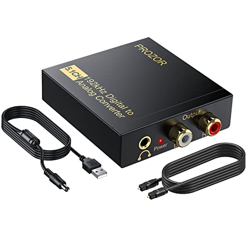 PROZOR 192Khz Digital to Analog Audio Converter