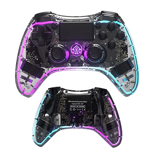 PS-4 Controller with Dual Vibration & Custom LED Light