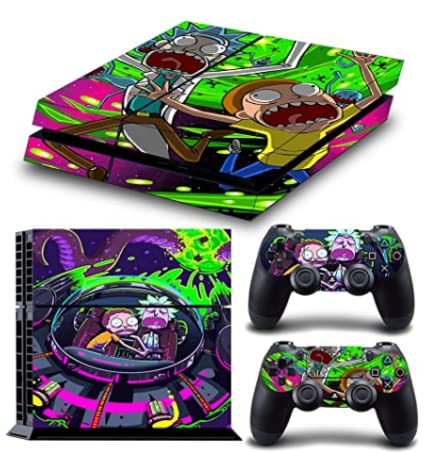 Ps 4 Slim Anime Skin Console Cover Stickers