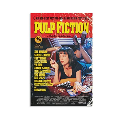 Pulp Fiction Poster Canvas Print