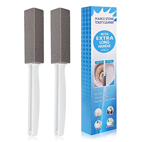 Pumice Stone Toilet Bowl Cleaner with Extra Long Handle