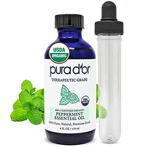PURA D'OR Organic Peppermint Essential Oil