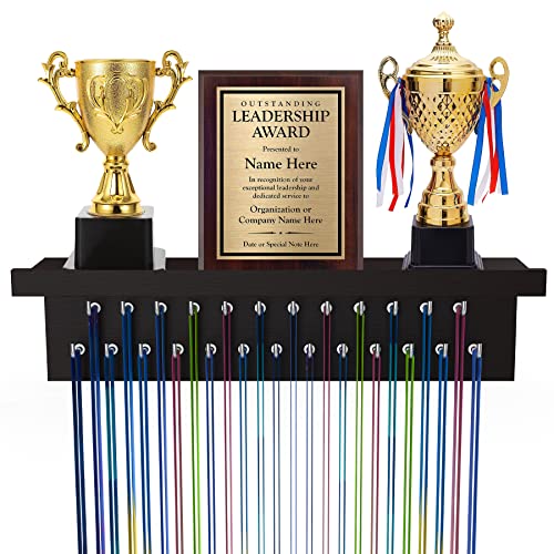 Purbambo Medal Hanger Display - Dark Brown