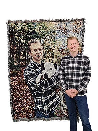 Pure Country Weavers Personalized Woven Photo Blanket