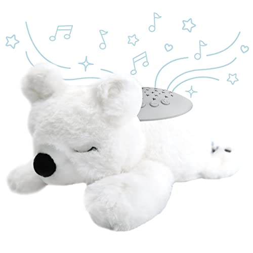 Pure Enrichment® PureBaby® Sound Sleeper - Plush Sleep Aid with Night Light, Lullabies, White Noise, and Star Projector