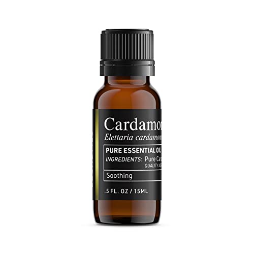 Pure Essential Oil - Premium Quality Cardamom (0.5 Fl Oz)