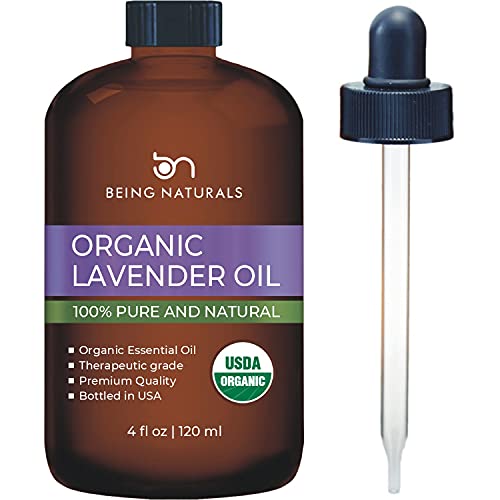 Pure & Natural Organic Lavender Essential Oil - 4 FL OZ