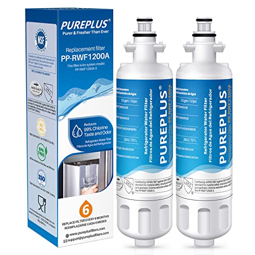 PUREPLUS ADQ36006101 Replacement Water Filters for Refrigerators
