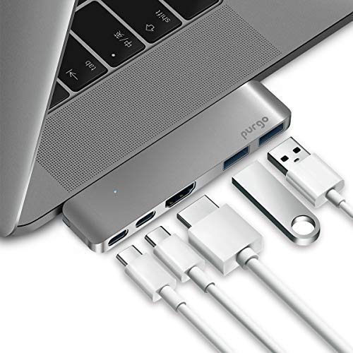 Purgo Mini USB C Hub Adapter Dongle: Enhanced Connectivity for MacBooks