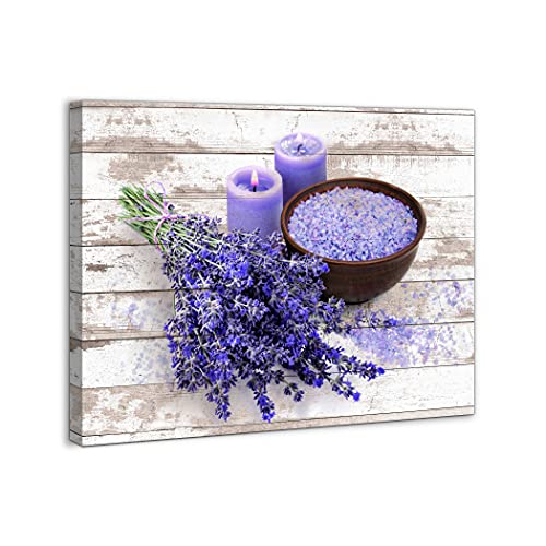 Purple Lavender Theme Modern Flowers Painting