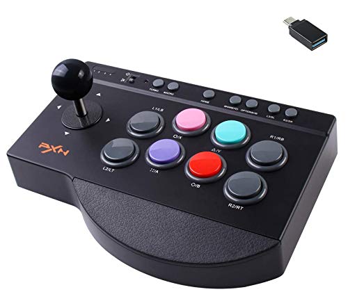 PXN Arcade Fight Stick - Arcade Controller Joystick for Switch with USB Port