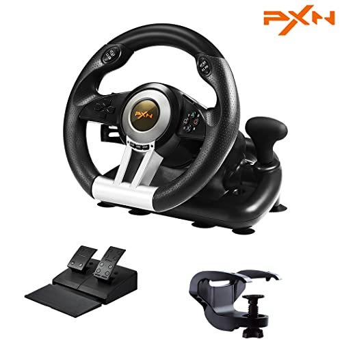 PXN PC Steering Wheel V3II - Gaming Racing Wheel