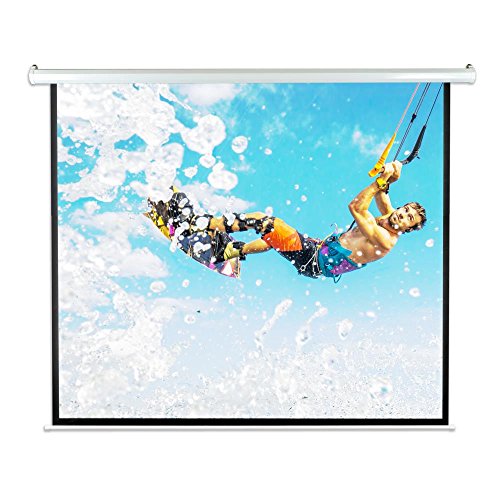Pyle 84" Portable Motorized Projection Screen