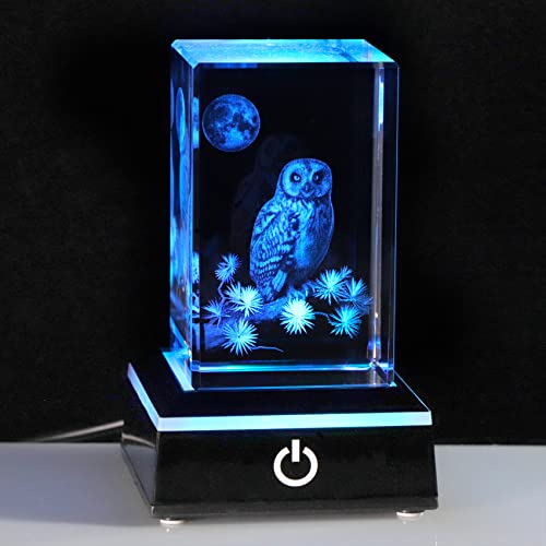 Qianwei Owl Gifts: Crystal Owl Figurines for Owl Lovers