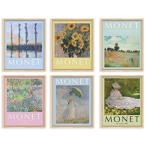 QIAOMICS Monet Wall Art Prints