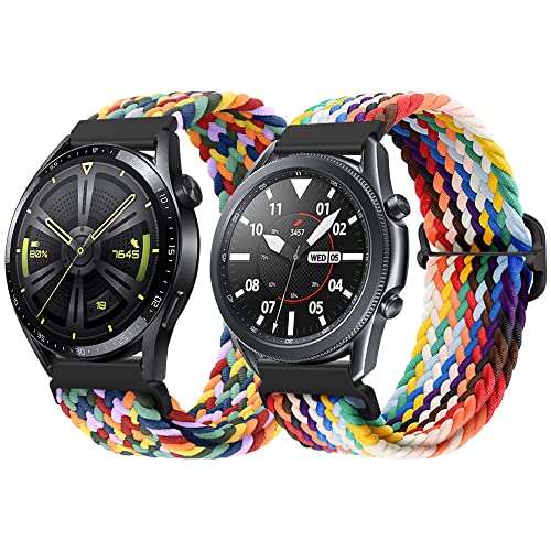 Qimela Sport Loop Nylon Braided Bands for Samsung Galaxy & Huawei Watches