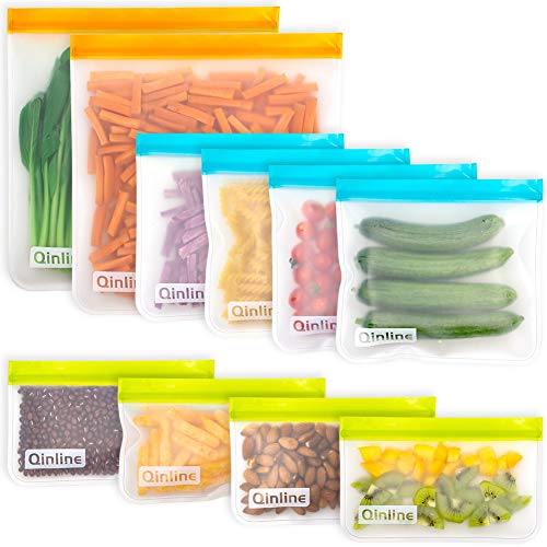 Qinline Reusable Food Storage Bags