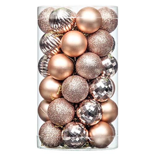 QinYing Christmas Plastic Balls Decoration Set - Festive Home Party Decors