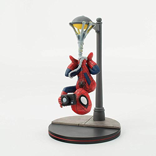 Quantum Mechanix Spider-Man Spider Cam Q-Fig Diorama, Multi-Colored, 5"