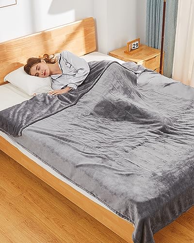 Queen Size Heated Electric Blanket with Dual Control
