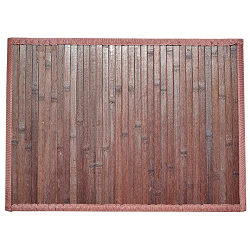 Queensell Bamboo Rug - Elegant and Functional Bathroom Mat