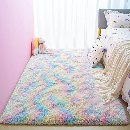 Quenlife Rainbow Area Rugs