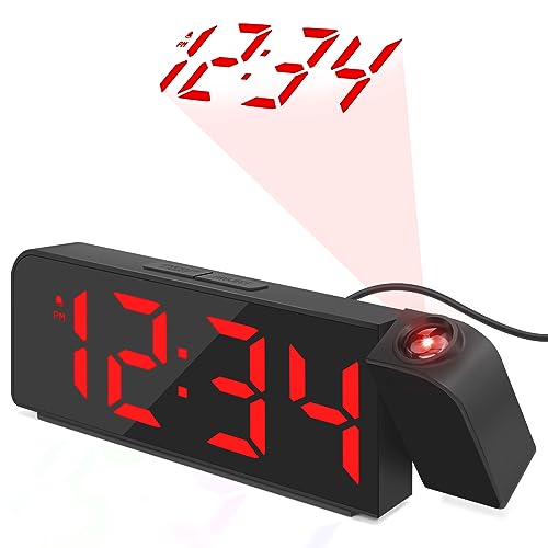 QUUREN Digital Projection Alarm Clock