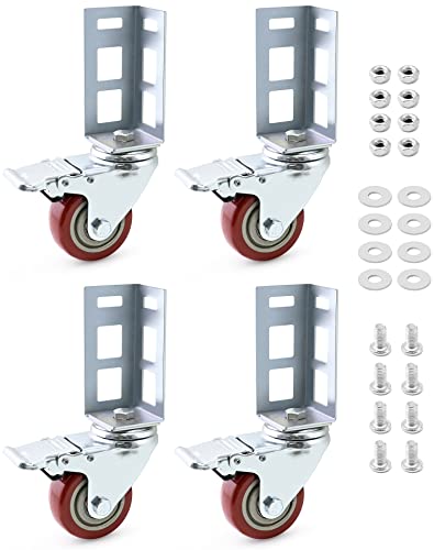 QWORK Storage Rack Caster Wheels
