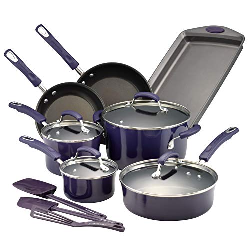 Rachael Ray Purple Gradient Cookware Set