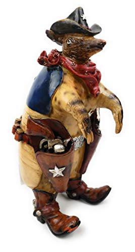 Rainbow Texas Lone Star Armadillo Figure