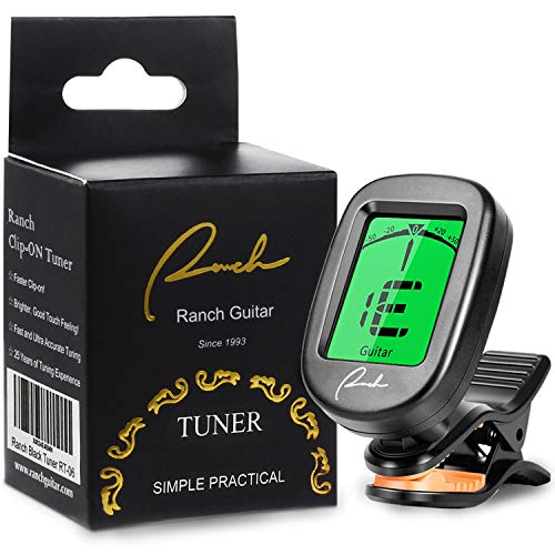 Ranch Guitar Tuner Clip On - Classical Black