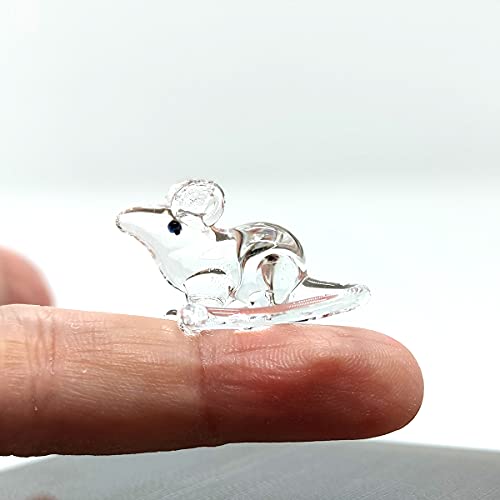 Rare Mouse Tiny Micro Crystal Figurines