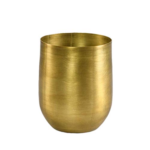 Raw Brass Vase for Home Decor