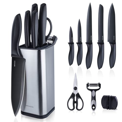 RAXCO 10-in-1 Knife Set with Block