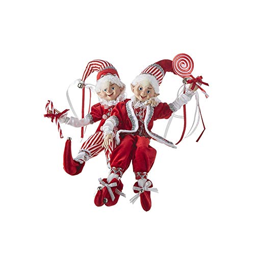 RAZ Imports Peppermint Parlor Elf Figurine