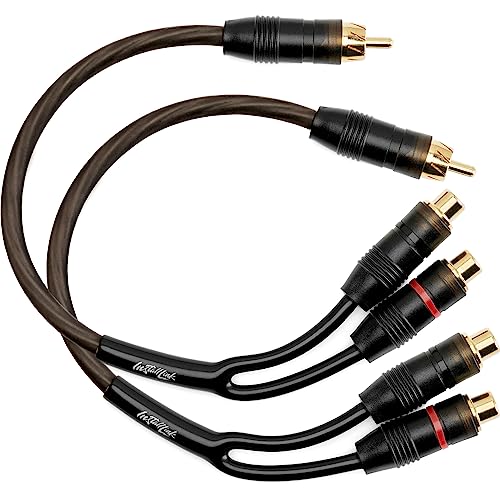 RCA Audio Cable for Subwoofer or Stereo Cable, Y Adapter