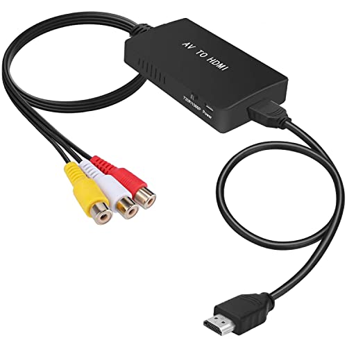 RCA to HDMI Converter - Composite to HDMI Adapter