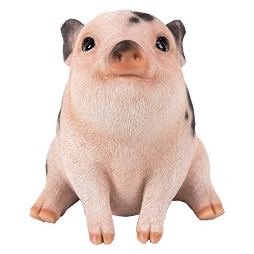 Realistic Farm Baby Pig Resin Figurine - Perfect Home Decor Gift
