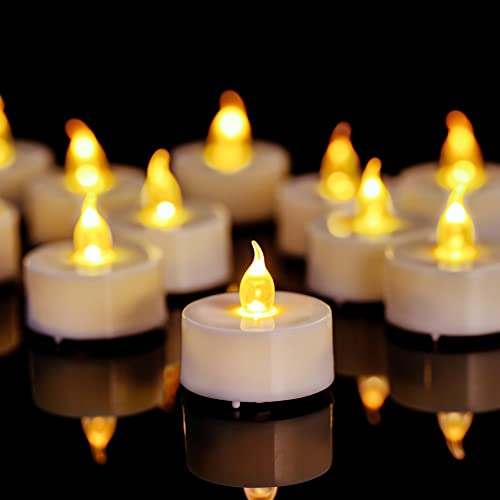 Realistic Flickering LED Tea Lights Candles