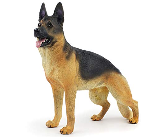 Realistic German Shepherd Dog Figurine