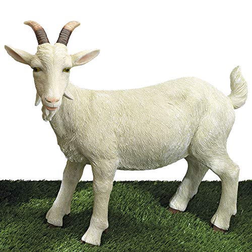 Realistic Goat Statue for Outdoor Garden - Bits and Pieces
