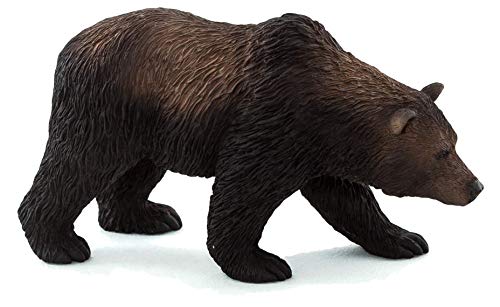 Realistic Grizzly Bear Wildlife Toy Figurine
